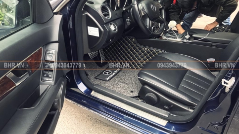 Thảm lót sàn ô tô 6D Mercedes C-Class W204 2007 - 2014